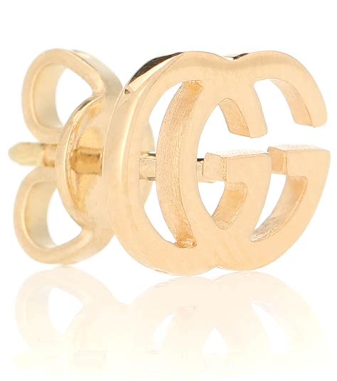 gucci gold earrings uk|Gucci gold stud earrings.